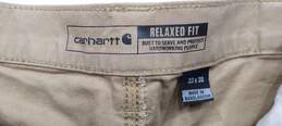 Carhartt Men's Tan Rugged Fit Rigby Work Jeans Pants 33x30 alternative image