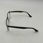 Mens Black 5375 2034 Black Modern Full Rim Rectangular Eyeglass Frame image number 5