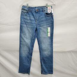 NWT Wonder Nation WM's Straight Fit Stretch Denim Blue Jeans Size 14 x 26
