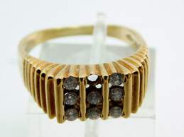 Vintage 10K Yellow Gold 0.24 CTTW Diamond Ring- For Repair 3.5g