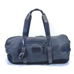 Coach Pebble Leather Hold All Weekender Midnight Navy
