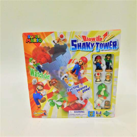 Sealed Super Mario Blow Up Shaky Tower Balancing Game image number 1