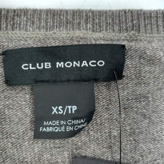 Club Monaco Gray Trycia Sweater Dress/Robe Size XS NWT image number 3