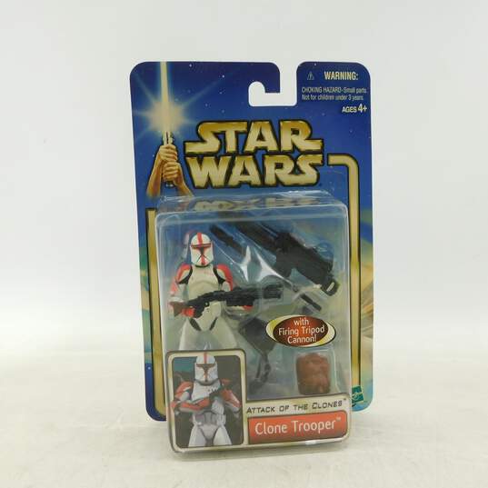Lot of 2 Attack Of The Clones  Action figures  Clone trooper & Obi Wan Kenobi image number 4