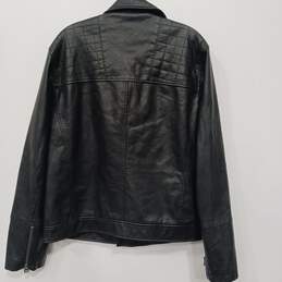 Men’s Levi’s Faux Leather Long-Sleeve Motorcycle Jacket Sz L alternative image