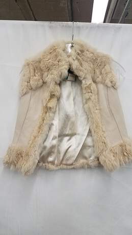 Marciano Vintage Rabbit Fur Vest Size Small
