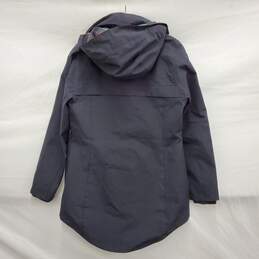 The Pendleton WM's Cotton & Polyester Blend & Plaid Lining Black Hooded Rain Jacket Size SM alternative image