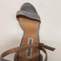 Steve Madden Carrson Grey Suede Ankle Strap Heels Women's Size 10M image number 8