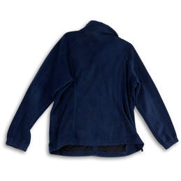Mens Blue Stretch Pockets Long Sleeve Winter Full-Zip Fleece Jacket Size 1X alternative image