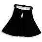 NWT Womens Black High Elastic Waist Stretch Pull-On Flare Skirt Size Small image number 1
