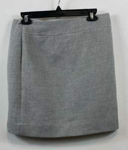 White House Black Market Gray Skirt - Size 4 alternative image