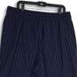 Gap Womens Navy Blue Striped Elastic Waist Wide Leg Ankle Pants Size XL image number 4