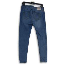 Womens Blue Denim Medium Wash 5-Pocket Design Skinny Jeans Size 29 alternative image