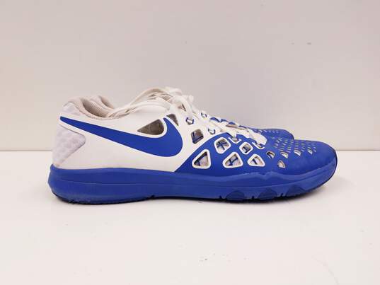 Nike train Speed 4 TB White Royal Men's Athletic Shoes Size 11 image number 2