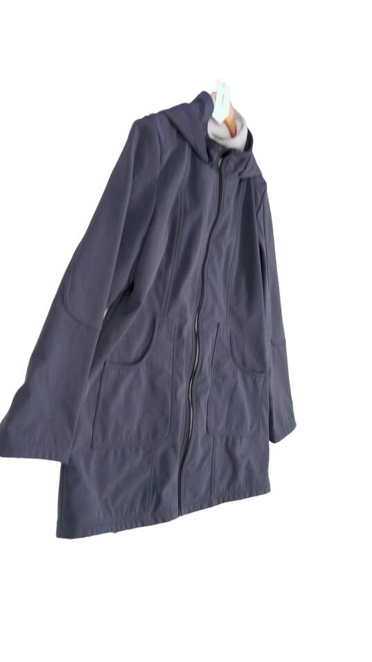 Tek Gear Men's Blue Long Sleeve Pockets Full Zip Casual Hooded Jacket Size XL image number 5