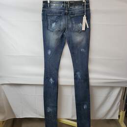 Embellish Distressed Cotton Blue Jeans 34X50 NWT alternative image