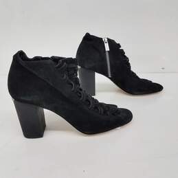 Michael Kors Black Suede Platform Boots Size 7M alternative image