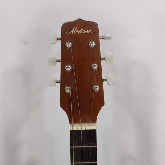 Brown Montana Acoustic Guitar image number 4