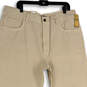 NWT Mens Tan Denim Medium Wash Classic Fit Straight Leg Jeans Size 40X32 image number 3