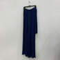 NWT Womens Blue Off Shoulder Long Sleeve One-Piece Jumpsuit Size S image number 2
