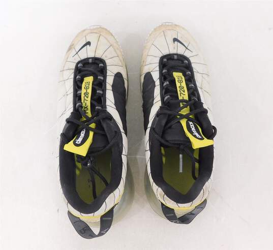 Nike Air MX 720 818 White Black Maize Men's Shoe Size 8.5 image number 2