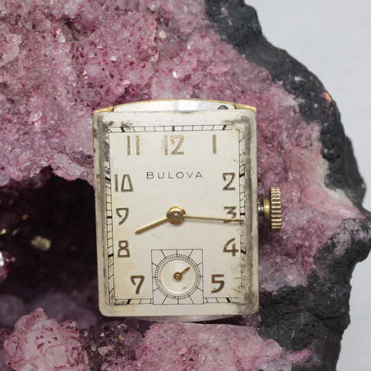 Vintage Bulova 10K Gold Fill 21 Jewel Watch - 46.8g image number 6