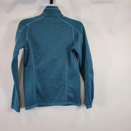 Patagonia Women Blue 1/4 Zip Sweater S alternative image
