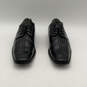 Mens Martell Black Leather Bike Toe Lace-Up Derby Dress Shoes Size 6.5 image number 1