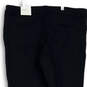 NWT Womens Black Polka Dot Flat Front Straight Leg Dress Pants Size 14 image number 4