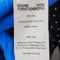 Diane Von Furstenberg Black Polka Dot Button Up Silk Blouse Size 4 image number 4