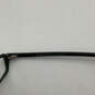 Womens Black Full-Rim Frame Clear Glasses Rectangular Eyeglasses W/ Case image number 5