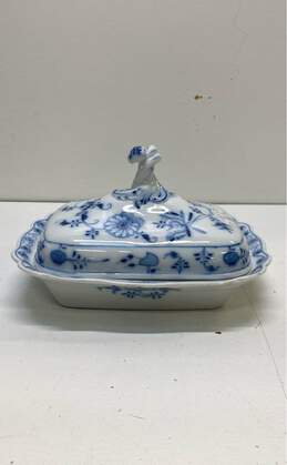 Porcelain Tableware Lidded Serving Dish Vintage Rectangular Dish