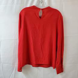 Yigal Azrouel Red Long Sleeve Blouse alternative image