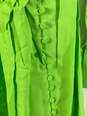 Zara Lime Green Casual Dress - Size Medium image number 7