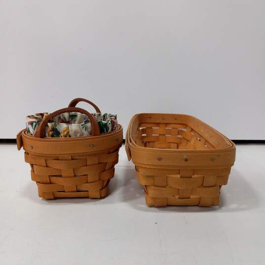 Longaberger Baskets 2pc Bundle image number 3