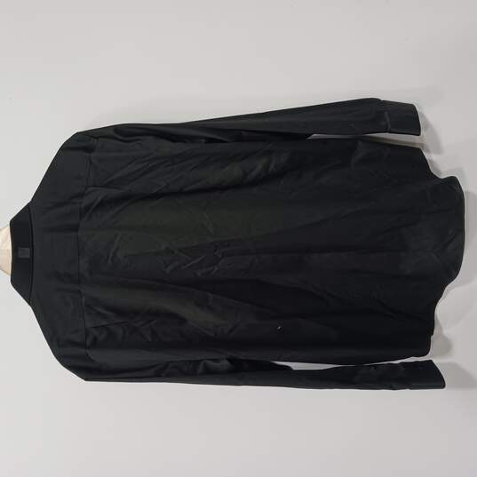 Men's Black Button-Up Dress Shirt Size 17.5 NWT image number 4