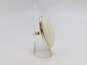 Artisan Sterling Silver Oval Gypsum Ring 16.5g image number 2