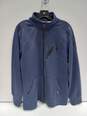 Spyder Active Men's Blue Full Zip Mock Neck Jacket Size M image number 1
