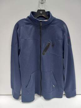 Spyder Active Men's Blue Full Zip Mock Neck Jacket Size M