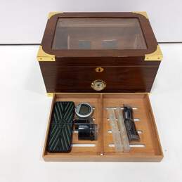 Qualitas Traditum Importers Cigar Humidor Box Untested
