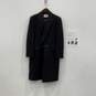 Yves Saint Laurent Mens Black Double Breasted Button Up Overcoat W/COA image number 1