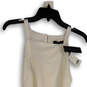 NWT Womens White Square Neck Sleeveless Tie Waist A-Line Dress Size X-Small image number 3