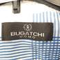 Bugatchi Men Blue Print Button Up Shirt XXLT image number 1