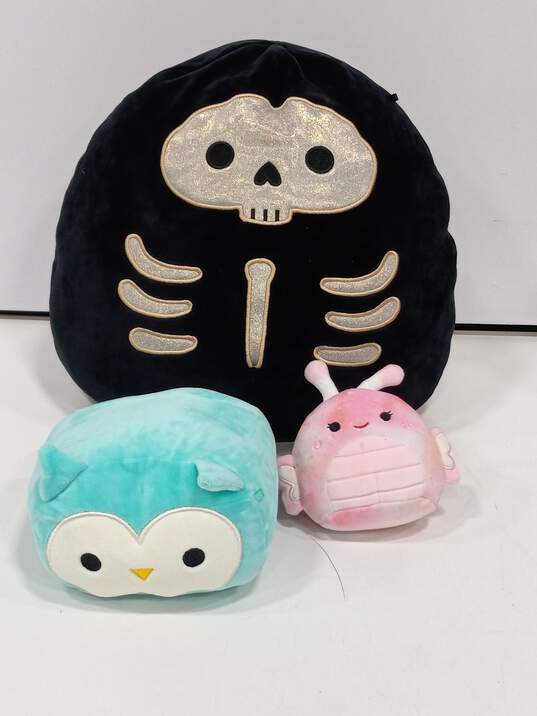 5PC Squishmallow Assorted Sized Stuffed Plushie Bundle image number 3
