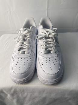 NIKE Mens White Air Force 1 Sneakers Size 10