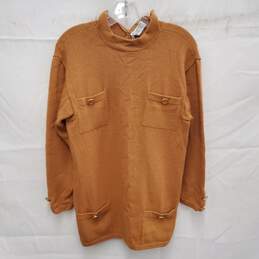 VTG St. John Chesnutt Brown Sweater Size 8