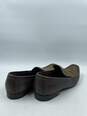 Authentic Louis Vuitton Brown Calf Hair Loafers M 10 image number 4