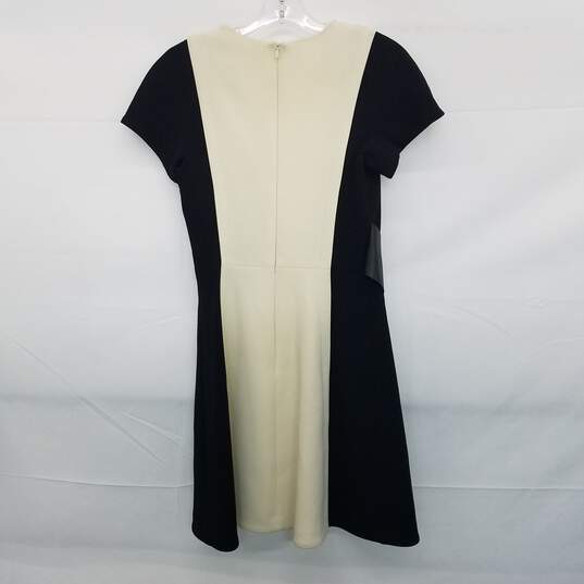 AUTHENTICATED WMNS PROENZA SCHOULER WOOL LEATHER DRESS SZ 2 image number 3