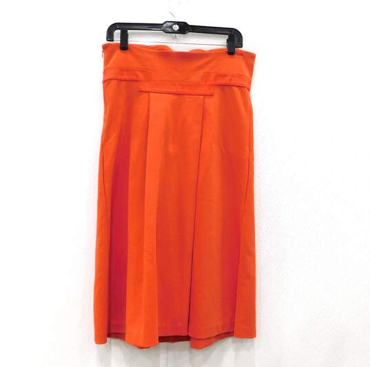 Diane Von Furstenberg Orange Strapless Kacia Mini Dress image number 2