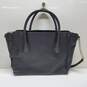 Solo New York Saffiano Faux Leather Laptop Tote Bag Carryall Organizer Black image number 4